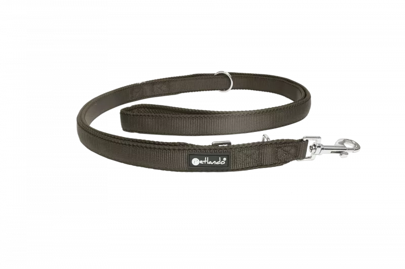 Mesh verstellbare Führleine S mokka